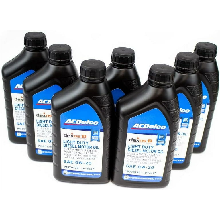 7x AC Delco Dexos D 0w-20 10-9277 & PF66 Oil Filter Duramax 3.0L - Foto 9