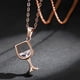 thumbnail image 3 of Collar para mujer, joyería para mujer, joyería para mujer, colgante de copa de vino para mujer, collar de cadena larga con circonitas, regalo de joyería, el collar, 3 of 3