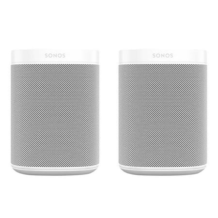 Sonos Two Room Set with Sonos One Gen 2 - Smart Speaker with Voice Control Built-In