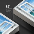 thumbnail image 4 of wall26 Canvas Print Wall Art Window View Teal Tropical Blue Ocean Shore Horizon Wilderness Nature Photography Realism Scenic Landscape Colorful Multicolor for Living Room, Bedroom, Office - 32&quot;x, 4 of 5