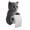 B001- Black Lid, variant on Bathroom Toilet Paper Holder, Cute Toilet Paper Holder, Funny Toilet Paper Holder, Cat Bathroom Decor, 9X6X5 Inch Creative Resin Hanging Wall Mount Tissue Roll Storage Rack for