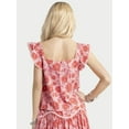 thumbnail image 3 of Jessica Simpson Women's Kera Pintuck Blouse, Sizes XS-XL, 3 of 6