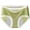 Green, variant on Alun Women's Leak Proof Soft and Breathable Underwear Lightweight Thin Ribbing Privacy Briefs Soft Comfortable Mid Waisted Panties White XL