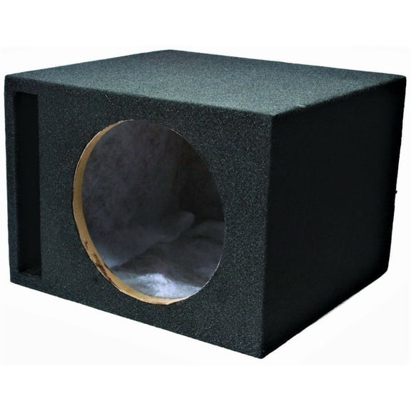 Absolute VEGS12 Single 12" Vented Ported 3/4" MDF Car Subwoofer Enclosure Sub Box