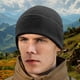 thumbnail image 5 of Gorro cálido de invierno para varias estaciones, grueso, para correr, esquiar, hacer senderismo y montar a caballo. Negro, 5 of 9