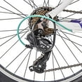 thumbnail image 5 of Royce Union RTT 24" Womens 21-Speed Mountain Bike, Aluminum Frame, Trigger Shift, White, 5 of 5
