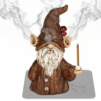 Gnome Incense Holder For Sticks Incense Cone Burner Ornaments Desk Decor Gift