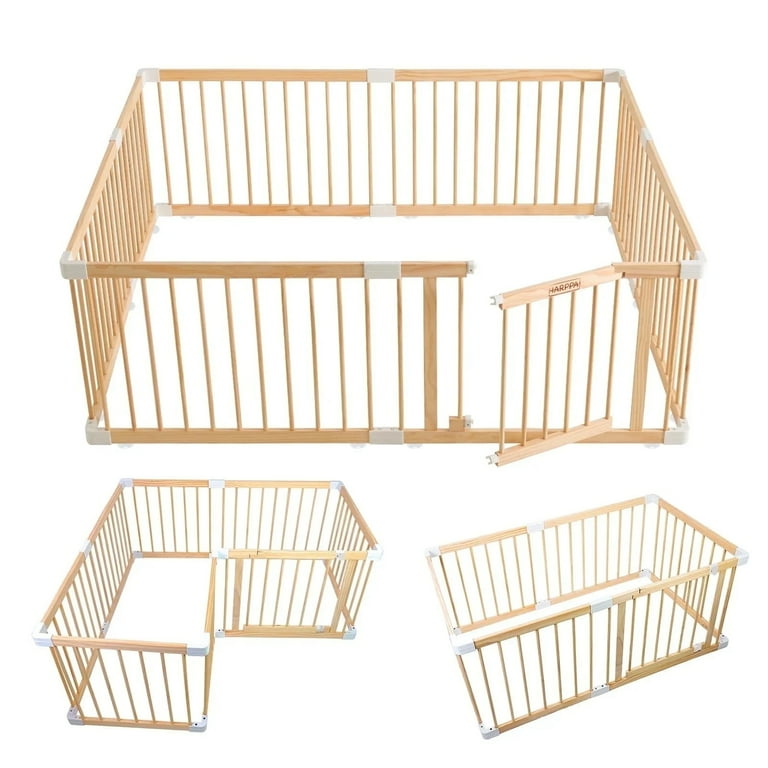 X53 Wooden Playpen Play Yards For Babies And Toddlers - Main Image