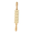 thumbnail image 4 of Wooden Massage Roller Wood Manual Massage Tool for Thigh Abdomen Wheels, 4 of 9