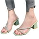 thumbnail image 4 of Zapatos de mujer Moda Color sólido Minimalista Sexy Temperamento Pedrería Tacón grueso Sandalias de tacón alto Wmkox8yii  ytu1918, 4 of 7