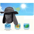 thumbnail image 2 of DDYOUTDOOR™ 07-281 Fashion Summer Outdoor Sun Protection Fishing Cap Neck Face Flap Hat Wide Brim, 2 of 14