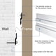 thumbnail image 3 of Set de 6 colgadores franceses de aluminio Funrous de 12", 3 of 7