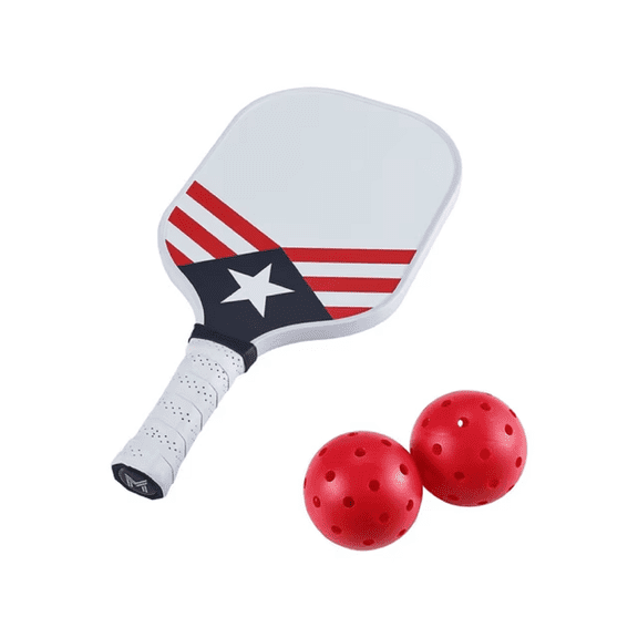 Open Box 4 Piece Performance Pickleball Set, Red/White/Blue