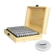 thumbnail image 4 of Organizador de monedas de madera con capacidad para 50 monedas, redondo y ajustable, para colecciones conmemorativas, 4 of 8