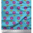 thumbnail image 1 of Soimoi Cotton Poplin Fabric Leaves & Floral Artistic Fabric Prints by Yard 42 Inch Wide, 1 of 3