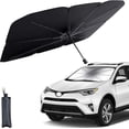 thumbnail image 1 of Parasol para parabrisas de coche, protección contra rayos UV y calor, parasol, reflector plegable, protector de paraguas, 1 of 5