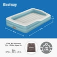 thumbnail image 5 of Bestway Easy-in 9" Kid’s Air Mattress with Built-In Pump, 5 of 15
