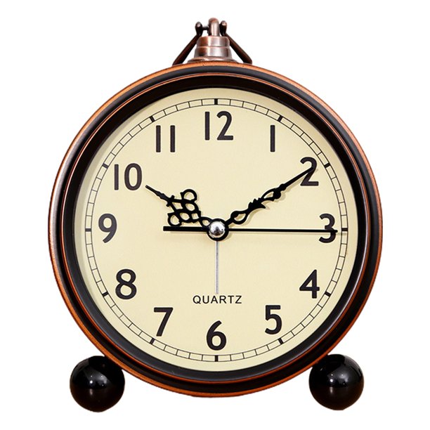 Despertador Reloj de péndulo Reloj de casa 4 pulgadas Ultra silencioso Reloj sin garrapatas Reloj de regalo Adepaton BST3004038-1
