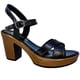 thumbnail image 1 of Huarache Cómoda Plataforma Moda Piel Cabra Tacon 9.0 cmR14 22-27 Negro, 1 of 5