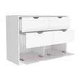 thumbnail image 6 of HomeRoots 42" White Four Drawer Dresser, 6 of 9
