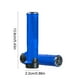 thumbnail image 4 of Funda Antideslizante de Goma Azul para Manillar de Bicicleta | Ajuste Universal | Paquete de 2 | Diseño Ergonómico | 13,7 X 2,2 X 2,2 Cm | 180 G, 4 of 7