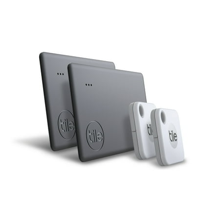UPC: 0819039021098 | Tile RE-22004 Mate and Slim 2020 Item Trackers (4-Pack) – White/Gray/Black