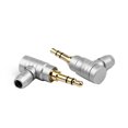 thumbnail image 4 of 2 Pack 3.5mm Headphone Socket Male to Female Audio Adapter 90 Degree Stereo Jack Plug Connector, 4 of 7