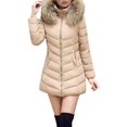 thumbnail image 2 of Pyhlmscde Women's Long Warm Winter Jacket, Puffer Jacket Womens, Womens Tops, Winter Clothing for Women, 2 of 6