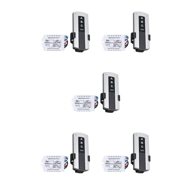 Inteprter 1/2/3 vías ON/OFF AC 200V-240V receptor inalámbrico lámpara interruptor de Control remoto interruptor de luz de pared receptor transmisor Type1 NO1 Inteprter CBP068416