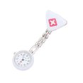 thumbnail image 1 of 1 Pce Infirmière Supe Montre Médicale Triangle à la Mode Montre Médicale Infirmière Montre Suspendue Rétro Montre de Poche Montre Cadeau (Blanc), 1 of 7