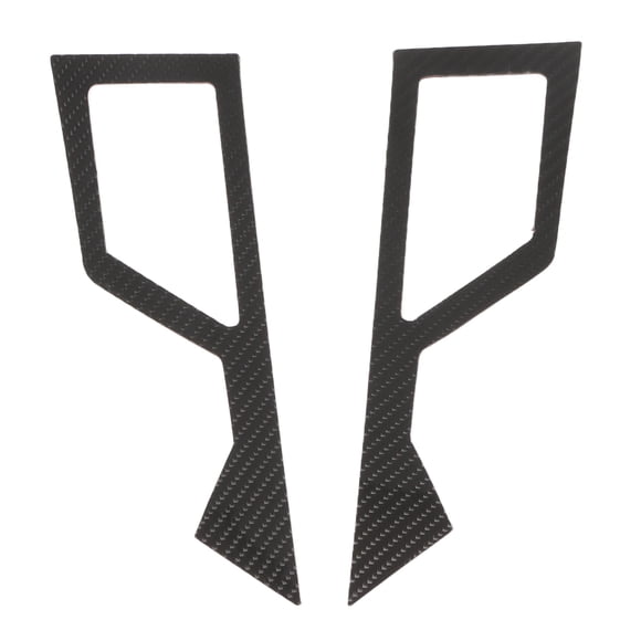 2 piezas de fibra de carbono UTV cubierta decorativa del panel trasero protector elegante reemplazo para Polaris RZR PRO XP 2021 en adelante