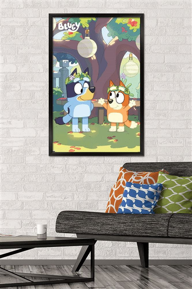 Bluey - Duo Wall Poster, 22.375" x 34", Framed