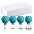 thumbnail image 1 of Ventosas con bola de succión [4 piezas] - Juego de ventosas de vidrio auténtico de alta calidad para cada parte del cuerpo -, 1 of 5