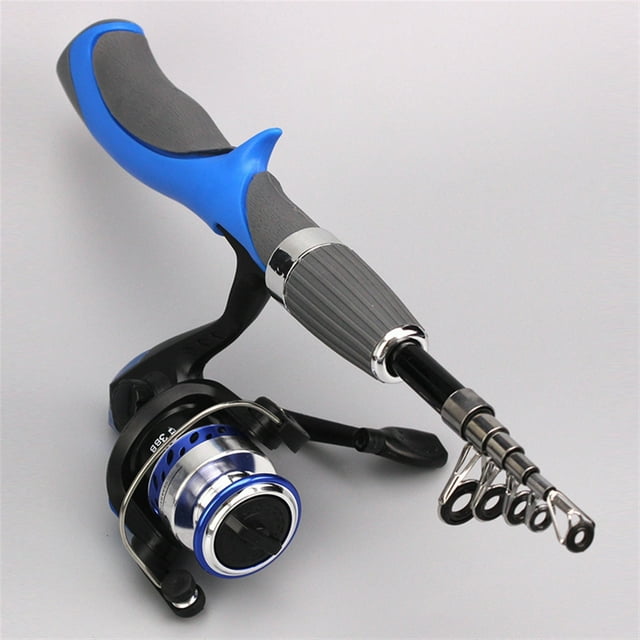 Carbon Fiber Rod Superhard Boat Ice Fly Lure Ice Fishing Rod With High Quality Fishing Reel Fishing Tackle Set ,Rigid Aluminum Skeletal Frame