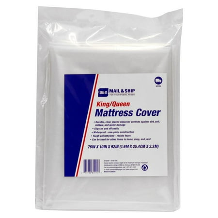 Seal-It Mail & Ship King/Queen Mattress Cover, 76 x 10 x 92 Inches
