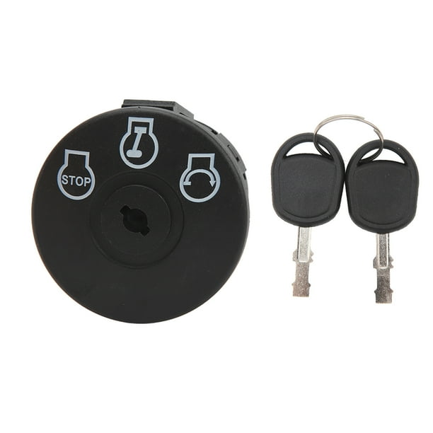Interruptor De Encendido De Arranque De Coche, Interruptor De Arranque De Motor De Cortacésped, 3 Posiciones Con 2 Llaves De Repuesto Para Cortacésped Cub Cadet 925 04228 Y 725 04228