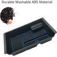 thumbnail image 2 of Center Console Tray Organizer Compatible with 2014-2018 C Sierra Accessories, (2015-2020) Yukon/Chevy Tahoe Silverado Suburban, Armrest Storage Box Vehicles Replaces 22817343 (Blue), 2 of 7