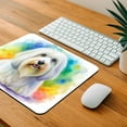 thumbnail image 4 of Coton De Tulear Dog Watercolor Style Mouse Pad Low Profile Gaming Mat, 4 of 7