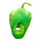 thumbnail image 1 of Gorro de peluche con forma de pimiento, ideal para adultos. Perfecto para fiestas, bailes de máscaras y graduaciones. Verde, 1 of 9