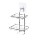 thumbnail image 2 of Fiudx Ofertas flash Artículos en oferta Estante de jabón de acero inoxidable, estante de almacenamiento para baño, estante de almacenamiento de jabón montado en la pared no perforado, 2 of 7
