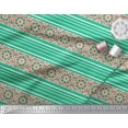 thumbnail image 3 of Soimoi Poly Georgette Fabric Stripe & Mandala Kaleidoscope Fabric Prints by Yard 52 Inch Wide, 3 of 3