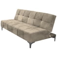 thumbnail image 2 of Sofa Cama Reclinable El Bazar Store New York Terciopelo Beige Futón 3 posiciones Sala, 2 of 6