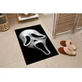 thumbnail image 4 of Indoor Rug, Modern Rugs, Accent Rugs, Scream Mask Rugs, Large Rugs, Mask Rugs, Modern Rugs Bridesmaid Gift Rugs, Man Cave Rugs, Black Rug, 2.6'x9.2' - 80x280 cm, 4 of 7