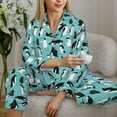 thumbnail image 6 of Sigee Penguins for Women’s Pajama Sets Long-Sleeved Pjs Sets for Women 2 piece Sleepwear-Large, 6 of 7
