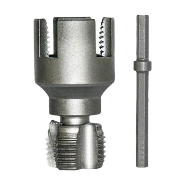 Herramienta para cortar roscas de tuberías de agua, para uso en bricolaje, roscado interno y externo. 6 puntos
