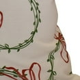 thumbnail image 4 of E by Design Jump For Joy Simple Wreath Print Outdoor Pillow, 4 of 4