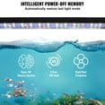 thumbnail image 4 of KFFKFF Aquarium Illumination, 36W Broad Spectrum Lighting for Fish Tanks, Features 5 Brightness Settings, Durable ABS Housing with Extendable Mounts for 48"-54" Freshwater Aquariums, 4 of 9