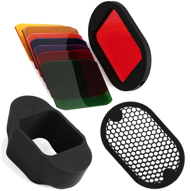 Photography Lighting Flash Speedlite Diffuser Set Magnetic Light Attachments Gels Grid Fit With Magmod Kit