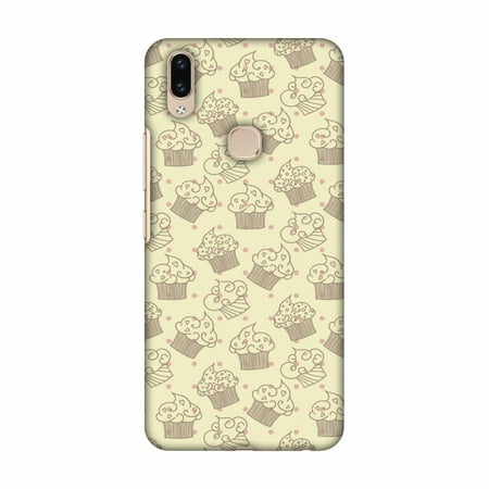 Vivo V9 Case - Muffins, Hard Plastic Back Cover, Slim Profile Cute Printed Designer Snap on Case with Screen Cleaning