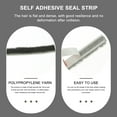 thumbnail image 2 of HAKIDZEL 2Rolls Rectangular Polyethylene Hot Melt Material Sealing Door Strips for 197X0.35X0.35in, 2 of 8